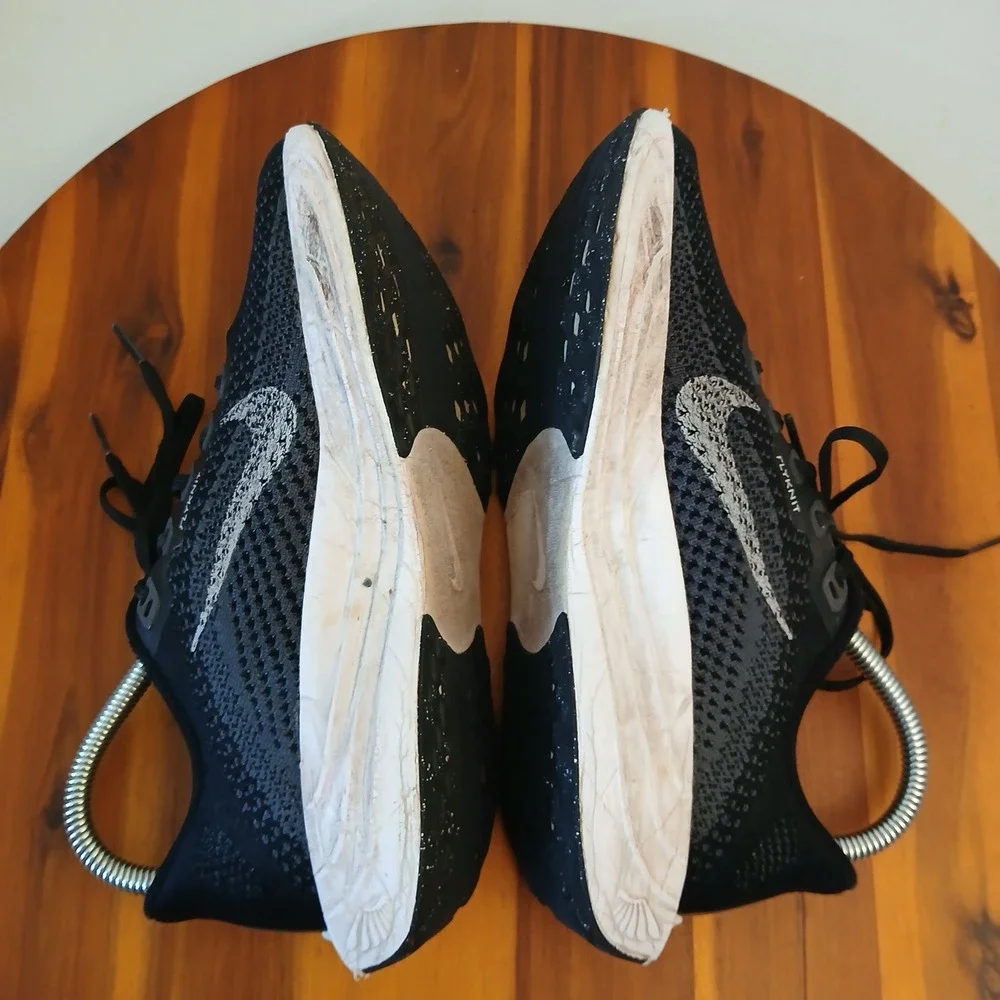 Nike Pegasus Plus Women 6.5 Black Flyknit ZoomX Running Shoes FQ7261-002